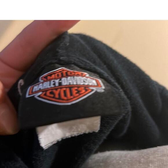 Harley Davidson black Angel wings hoodie jacket M - Picture 5 of 5